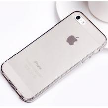 Ултра тънък силиконов калъф / гръб / TPU Ultra Thin за Apple iPhone 4 / iPhone 4S - сив