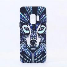 Силиконов калъф / гръб / TPU LUXO за Samsung Galaxy S9 G960 - син вълк