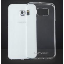 Луксозен твърд гръб / капак / със силиконов кант TPU TOTU Design / PC за Samsung Galaxy S6 Edge+ G928 / S6 Edge Plus - прозрачен