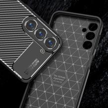 Луксозен силиконов калъф / гръб / кейс TPU case Auto Focus за Samsung Galaxy S23 Plus 5G - черен кейс / Carbon