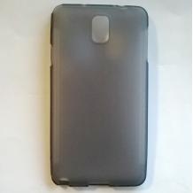 Силиконов калъф / гръб / TPU за Samsung Galaxy Note 3 N9000 / Samsung Note 3 N9005 - черен / матиран
