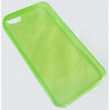 Ултра тънък силиконов калъф / гръб / TPU Ultra Thin за Apple iPhone 4 / iPhone 4S - зелен