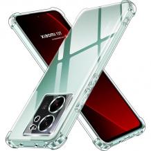 Удароустойчив силиконов калъф / гръб / TPU Anti Shock за Xiaomi 13T / 13T Pro - прозрачен