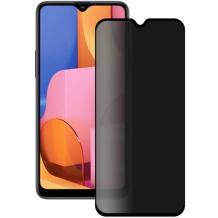 Privacy 5D full cover Tempered glass Full Glue screen protector Samsung Galaxy A05s / Privacy Извит стъклен скрийн протектор с лепило от вътрешната страна за Samsung Galaxy A05s - черен / прозрачен