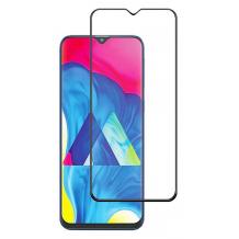 9D full cover Tempered glass Full Glue screen protector Samsung Galaxy A40 / Извит стъклен скрийн протектор с лепило от вътрешната страна за Samsung Galaxy A40 - черен