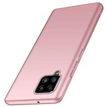 Силиконов калъф / гръб / TPU за Samsung Galaxy A12 - Rose Gold