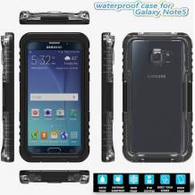 Водоустойчив калъф / Waterproof Heavy Duty Phone Case Cover за Samsung Galaxy S7 Edge G935 - черен