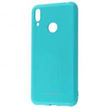 Силиконов калъф / гръб / TPU MOLAN CANO Jelly Case за Huawei P Smart Z / Y9 Prime 2019 - мента / брокат