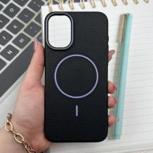 Луксозен гръб / кейс / Syndee Case с безжично зареждане MagSafe за Samsung Galaxy A56 5G - черен