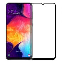 9D full cover Tempered glass Full Glue screen protector Xiaomi Redmi 9 / Извит стъклен скрийн протектор с лепило от вътрешната страна за Xiaomi Redmi 9 - черен