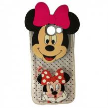 Силиконов калъф / гръб / TPU 3D за Samsung Galaxy A5 2017 A520 - прозрачен / Minnie Mouse