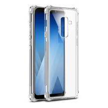Удароустойчив ултра тънък силиконов калъф за Samsung Galaxy A6 Plus 2018 - прозрачен