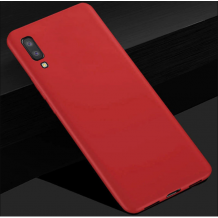 Силиконов калъф / гръб / TPU Magnet Case за Huawei P30 - червен / мат 