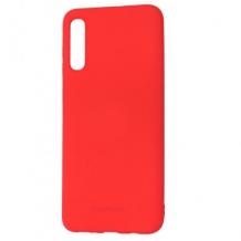 Силиконов калъф / гръб / Molan Cano Jelly Case за Samsung Galaxy A70 - червен / мат