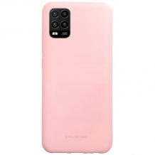 Силиконов калъф / гръб / TPU Molan Cano Jelly Case за Samsung Galaxy A41 - светло розов / мат