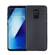 Силиконов калъф / гръб / TPU за Samsung Galaxy A8 2018 A530F - черен / Carbon