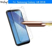 Стъклен скрийн протектор / 9H Magic Glass Real Tempered Glass Screen Protector / за дисплей нa Samsung Galaxy A8 2018 A530F