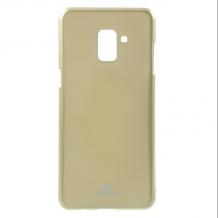 Луксозен силиконов калъф / гръб / TPU Mercury GOOSPERY Jelly Case за Samsung Galaxy S9 Plus G965 - златист