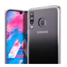 Ултра тънък силиконов калъф / гръб / TPU Ultra Thin за Samsung Galaxy M30 - прозрачен