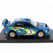 Метална кола Subaru Impreza S7 WRC Burns-Reid Rally New Zealand 2001 1:24 