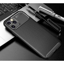 Луксозен силиконов калъф / гръб / TPU Auto Focus за Apple iPhone 12 /12 Pro 6.1'' - черен / Carbon