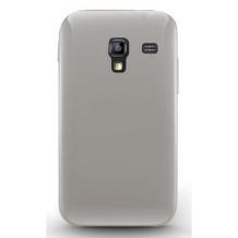 Силиконов калъф TPU за Samsung Galaxy Ace Plus S7500 - прозрачен / матиран