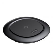 Оригинално универсално зарядно за безжично захранване BASEUS UFO 220V / Fast Wireless Charger Qi Standard - черно