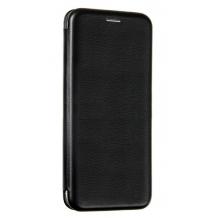 Луксозен кожен калъф Flip тефтер със стойка OPEN за Samsung Galaxy A52 / A52 5G - черен