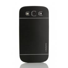 Луксозен твърд гръб / капак / MOTOMO за Samsung Galaxy S3 I9300 / Samsung SIII I9300 / Samsung S3 Neo i9301 - черен