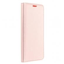 Кожен калъф Flip тефтер Flexi Magnet Book със стойка за Samsung Galaxy A51 - Rose Gold