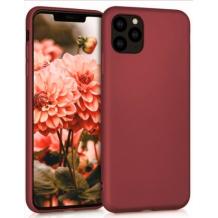 Силиконов калъф / гръб / TPU за Apple iPhone 13 6.1" - бордо / мат