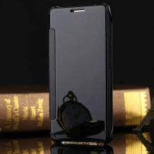 Луксозен калъф Clear View Cover с твърд гръб за Samsung Galaxy S8 G950 - черен