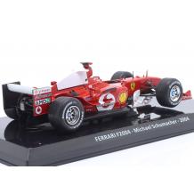Метална кола Ferrari F2004 Michael Schumacher Formula 1 World Champion 2004 - Edicola 1:24