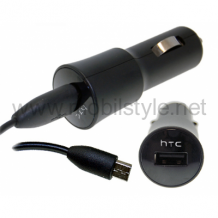 Оригинално зарядно устройство CC C200 12V microUSB - за HTC Sensation XЕ