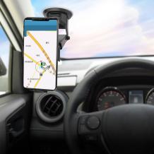 Универсална стойка за кола YESIDO C44 Gravity Car Mount за Samsung, Apple, Huawei, Lenovo, LG, HTC, Sony, Nokia, ZTE, Xiaomi - черна / въртяща се на 360 градуса