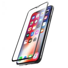 3D full cover Tempered glass Full Glue screen protector Apple iPhone 11R / Извит стъклен скрийн протектор с лепило от вътрешната страна за Apple iPhone 11R - черен