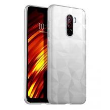 Луксозен силиконов калъф / гръб / TPU за Xiaomi Pocophone F1 - призма / прозрачен