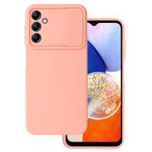 Силиконов калъф / гръб / за Soft Case за Samsung Galaxy A36 5G - прасковен със защита за камерата