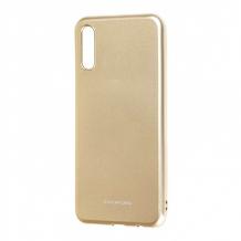 Силиконов калъф / гръб / Molan Cano Glossy Jelly Case за Samsung Galaxy A50/A30s/A50s - златист / гланц