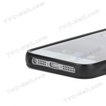 Силиконова обвивка за Apple iPhone 5 Bumper - черен