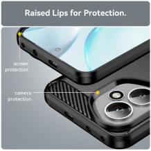 Силиконов калъф / гръб / кейс за Honor 400 5G - черен / carbon