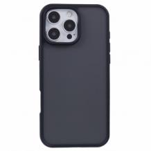 Луксозен гръб / кейс / X-Level Frosted Sand Series за Apple iPhone 16 Pro (6.3) - черен