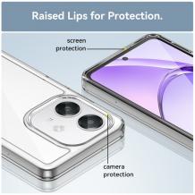 Силиконов калъф / гръб / TPU кейс за Oppo Reno 13F - прозрачен гръб със защита за камерата