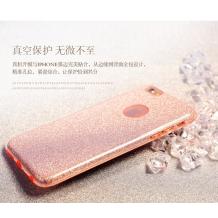 Оригинален гръб REMAX Glitter Series за Apple iPhone 6 / iPhone 6S - розов / брокат