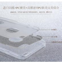 Оригинален гръб REMAX Glitter Series за Apple iPhone 6 / iPhone 6S - сив / брокат