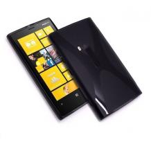 Силиконов калъф / гръб / TPU X Line за Nokia Lumia 920 - черен