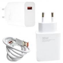Оригинално зарядно устройство за Xiaomi 33W - бяло