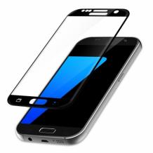 3D full cover Tempered glass screen protector Samsung Galaxy S7/ Извит стъклен скрийн протектор за Samsung Galaxy S7 G930 - черен