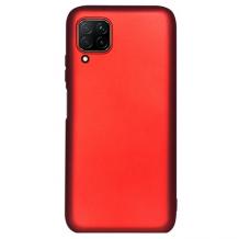 Силиконов калъф / гръб / TPU за Huawei P40 Lite - червен / мат