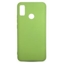 Луксозен силиконов калъф / гръб / Nano TPU за Samsung Galaxy A20e - зелен
